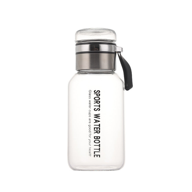Heat-Resistant Glass Bottle with Infuser