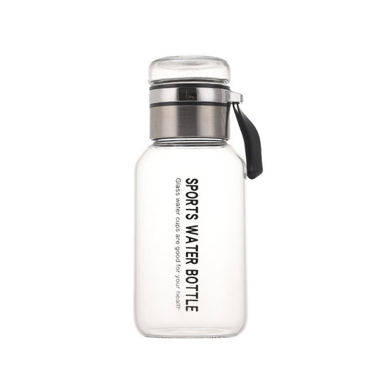 Heat-Resistant Glass Bottle with Infuser