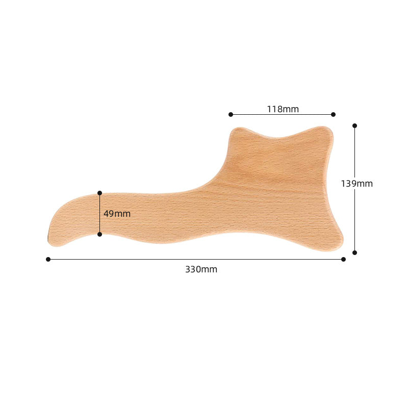 Madeteropia: Handcrafted Wooden Gua Sha & Massage Set
