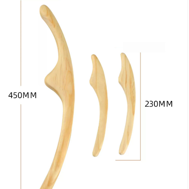 Madeteropia: Handcrafted Wooden Gua Sha & Massage Set