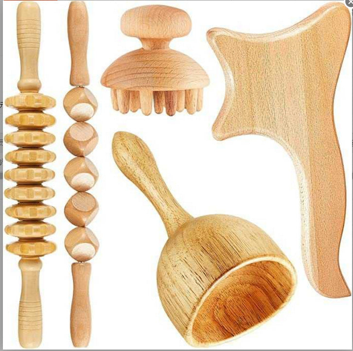 Madeteropia: Handcrafted Wooden Gua Sha & Massage Set