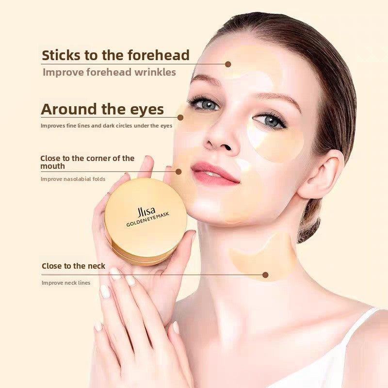 24K Gold Sea Kelp Sculpting Eye Patches • Lift & De-Puff