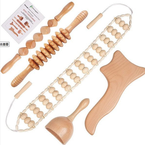 Madeteropia: Handcrafted Wooden Gua Sha & Massage Set